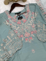 701 Pakistani Cut-Work Party-wear