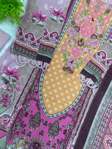 850 Readymade Pakistani Floral Embroidery Lawn Suit