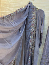 1784 Pakistani Party Wear - Lavender Grey