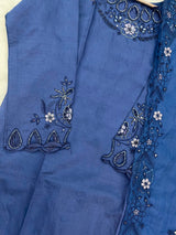 1148 Premium Pakistani Partywear - Royal Blue