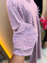 1118 The Premium Abaya - Pale Lavender