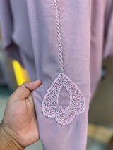 1119 The Premium Abaya - Dusty Lilac