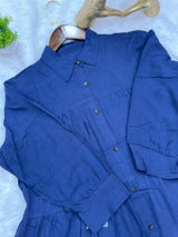 691 Casual Top - Navy Blue