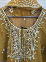 378 Regal Gota-Patti Georgette Ensemble