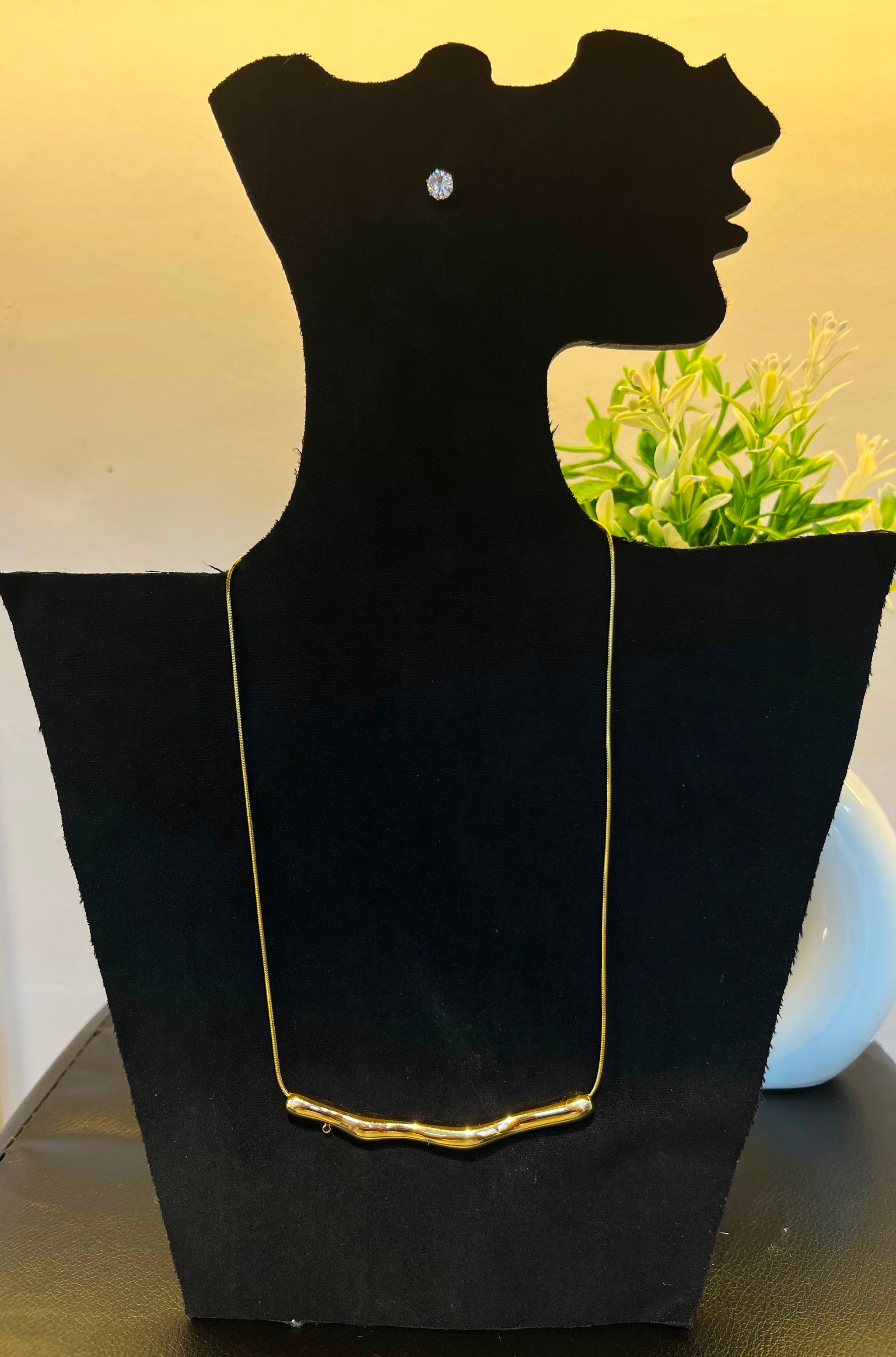 1177 Elegant Gold Plated Necklace