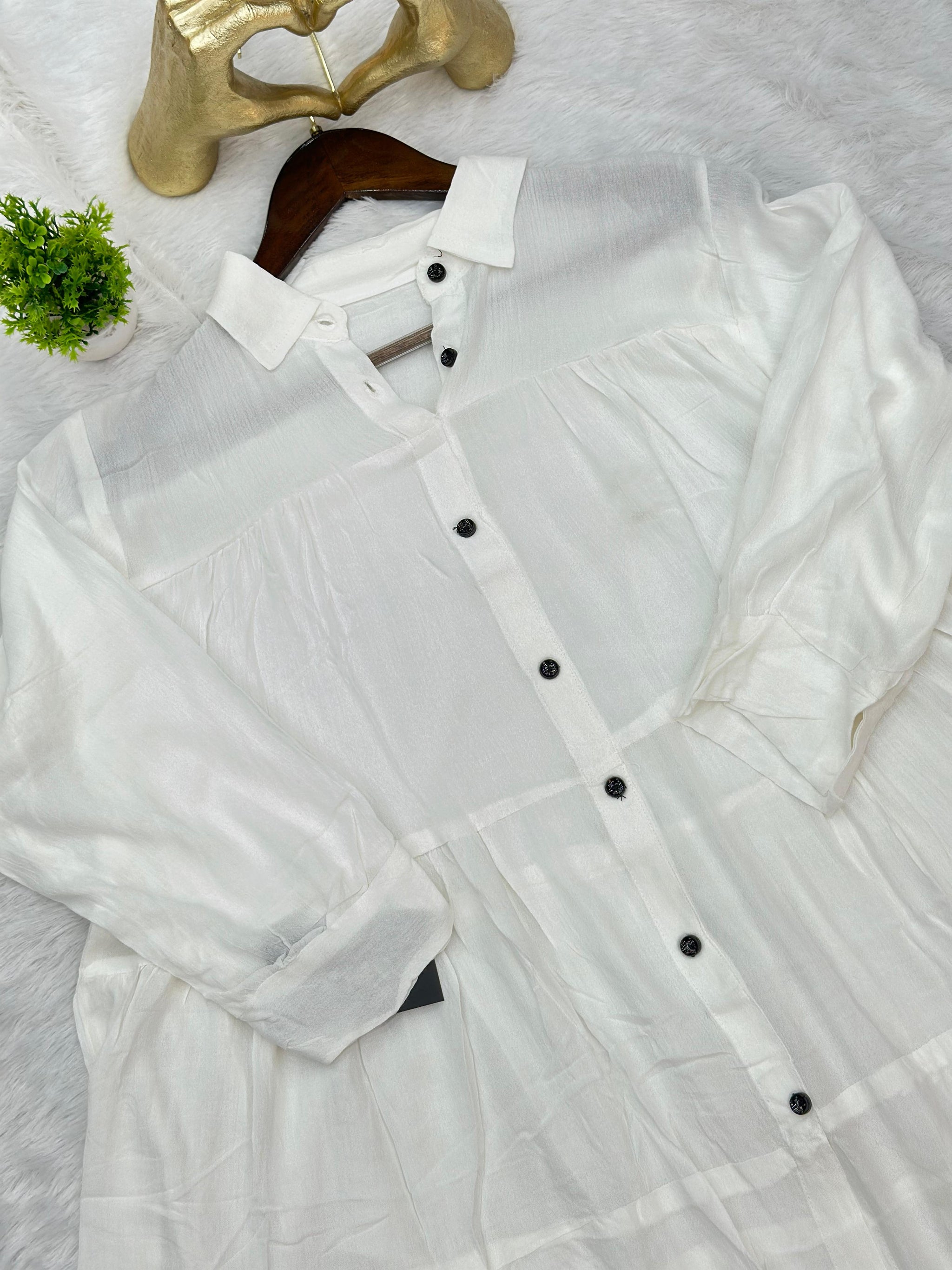 691 Casual Top - White