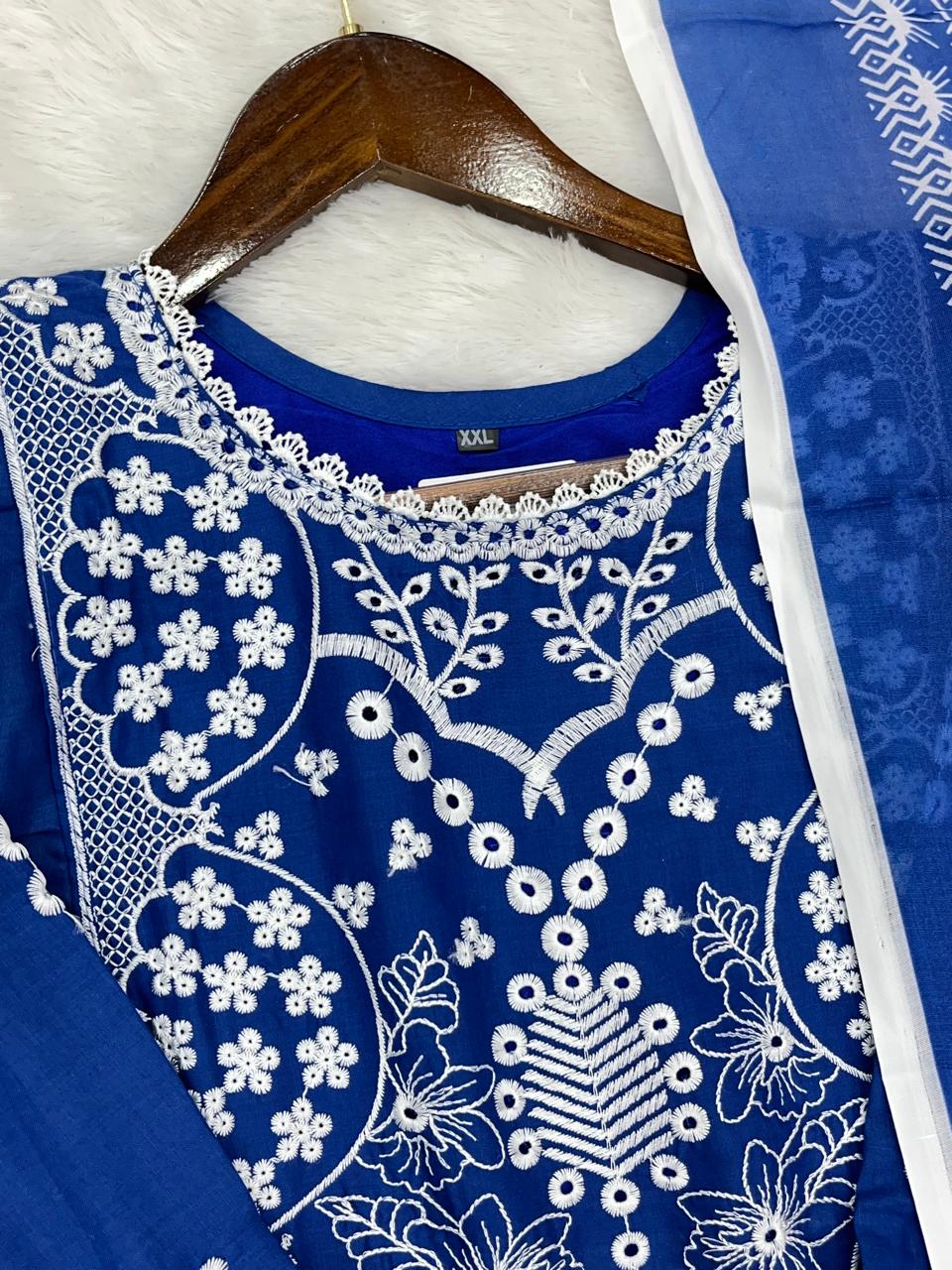 1374 Pakistani Embroidered Lawn Suit