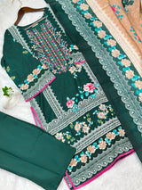 946 Pakistani Embroidered Suit