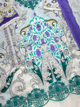 721 Pakistani Heavy Lawn Suit