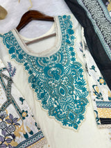 722 Pakistani Heavy Lawn Suit