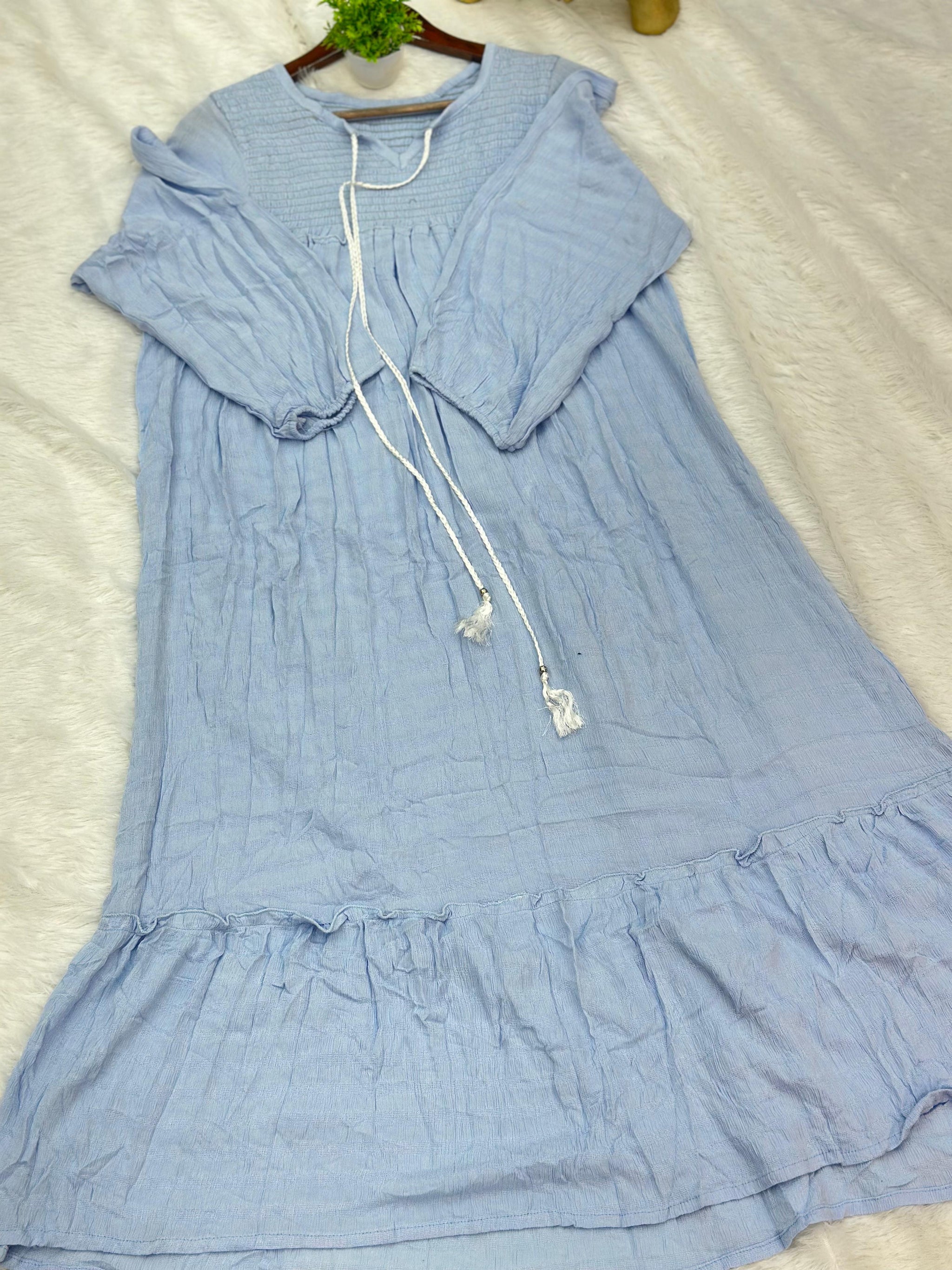 690 Casual Top - Sky Blue