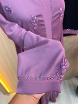 1129 The Premium Abaya -  Purple