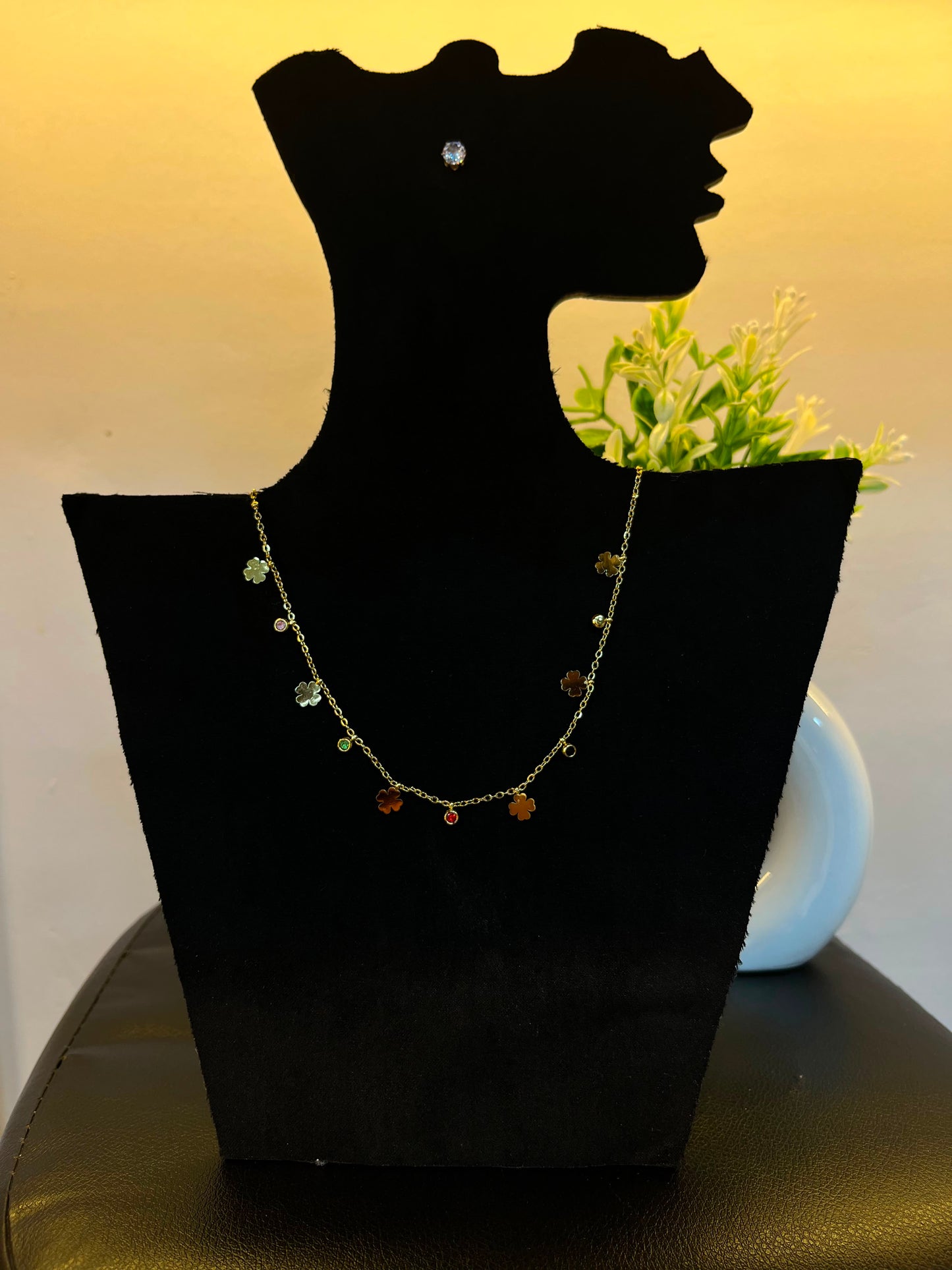 1174 Elegant Gold Plated Necklace