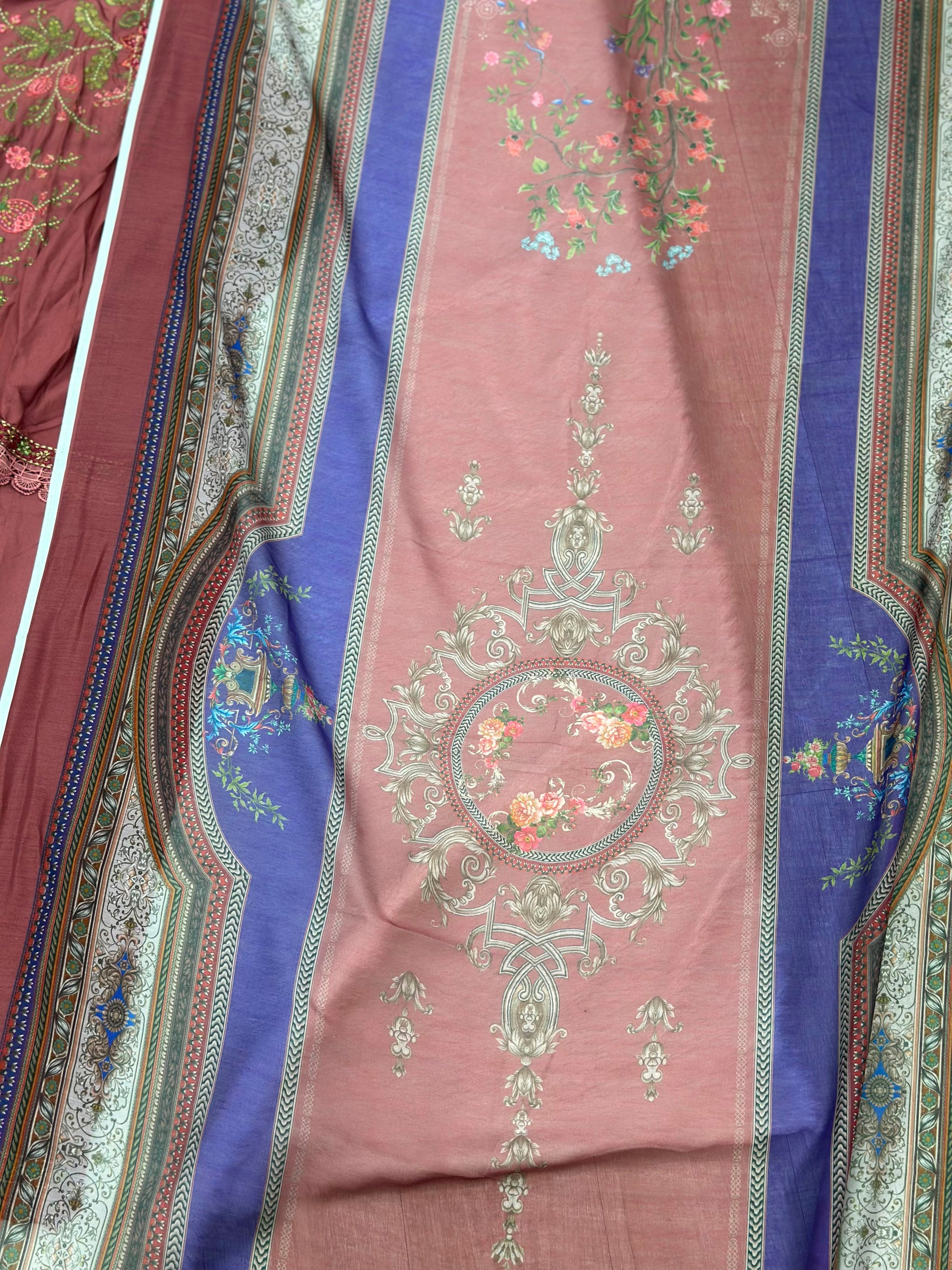 993 Unstitched Casual Lawn Suit