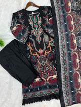 1215 Pakistani Embroidered Suit
