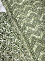 682 Pakistani Lawn Suit -  Green