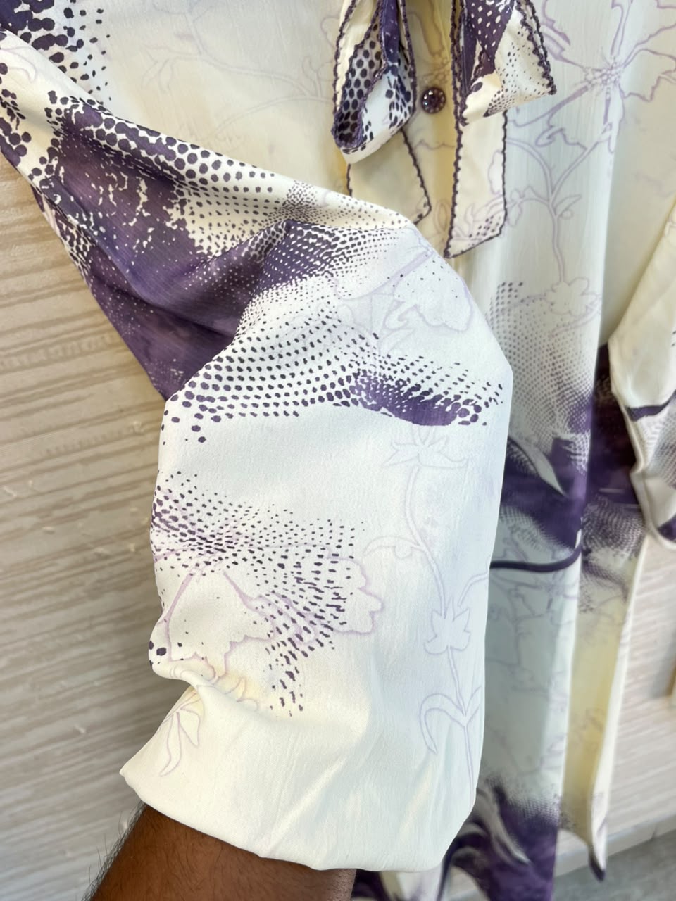 1192 Floral Printed Coord Set -  Lavender