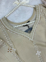 1428 Heavy Pakistani Partywear - Pista Green