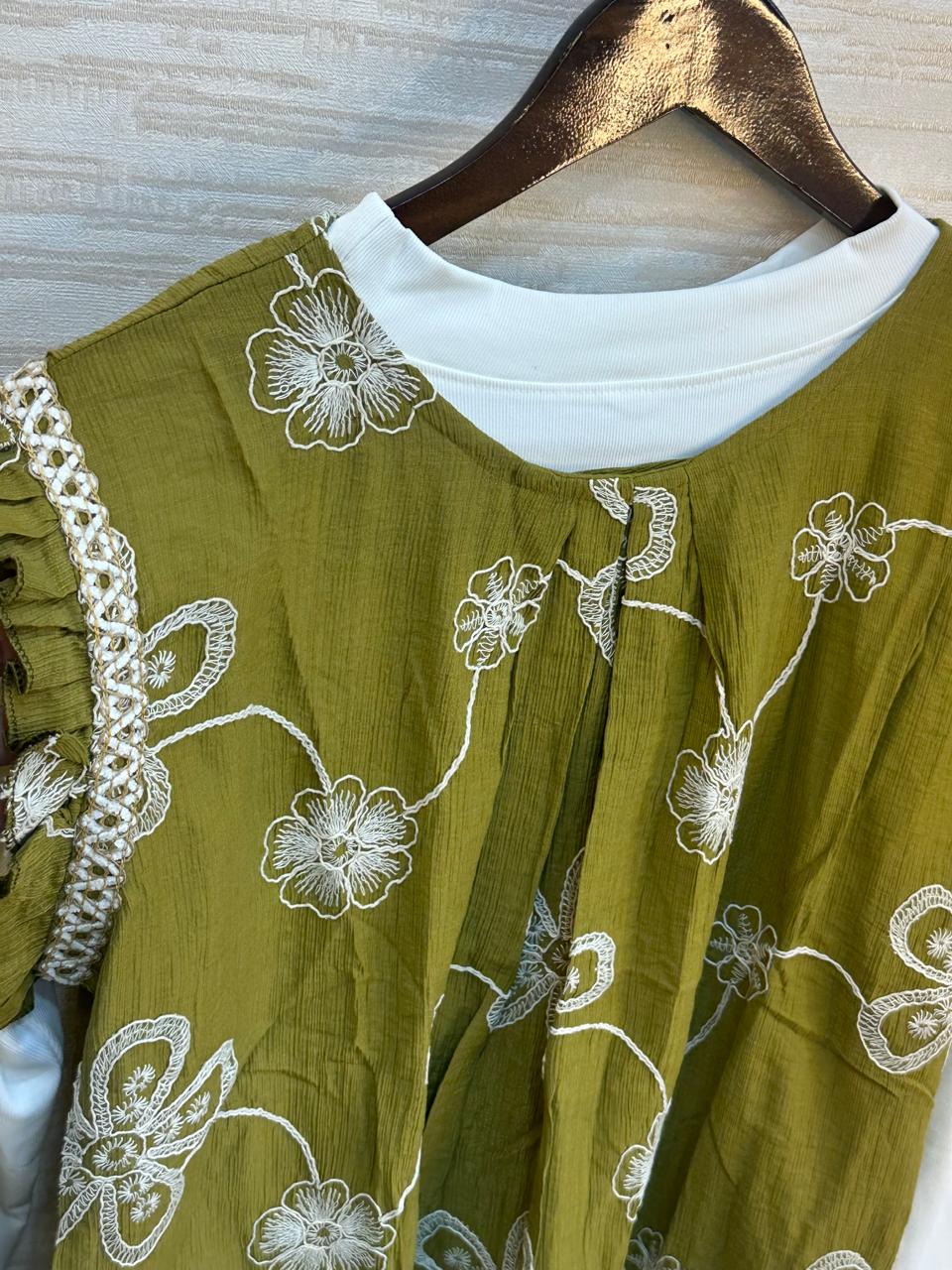 896 Flared Coord Set - Mustard