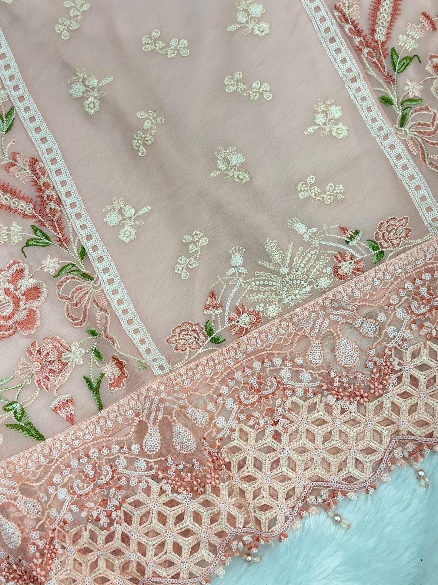 875 Semi-Stitch OG Zainab Fazlani Riwayat Formal Chiffon Collection