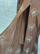925 Modest Long Coord-Set -  Brown