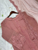624 Premium Pakistani Party Wear - Dark Peach