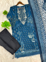1223 Pakistani Embroidered Suit