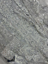 1430 Heavy Pakistani Partywear - Grey
