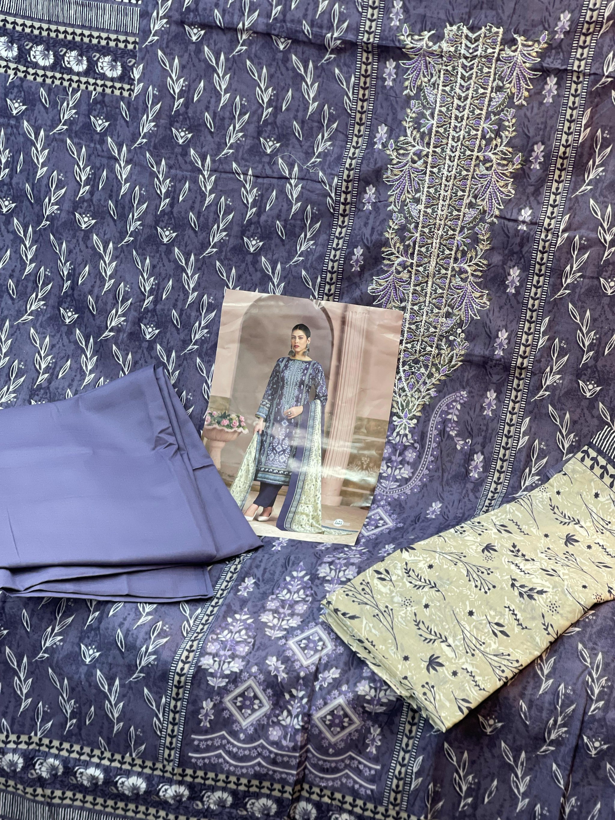 491 Ruhani Pakistani Unstitched Suit