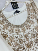 1427 Heavy Pakistani Partywear - White