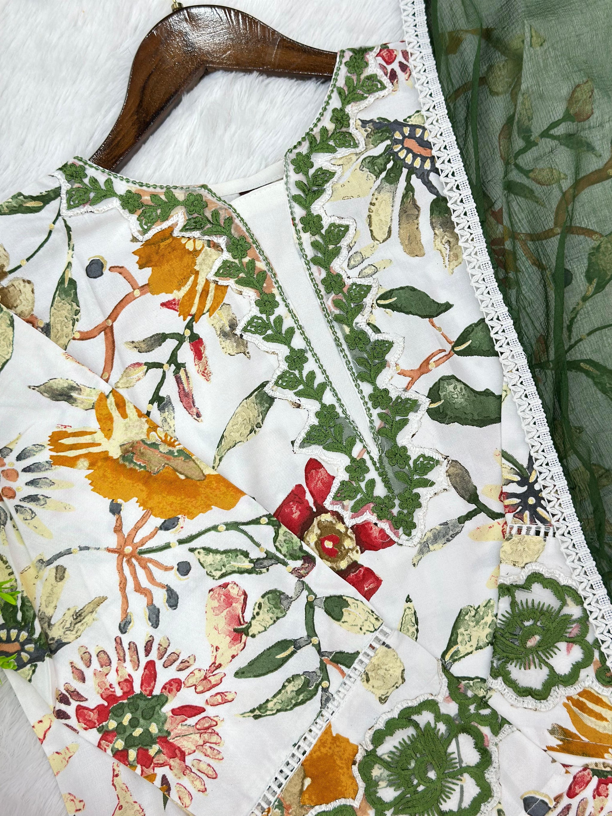 819 Readymade Pakistani Printed Coord-Set