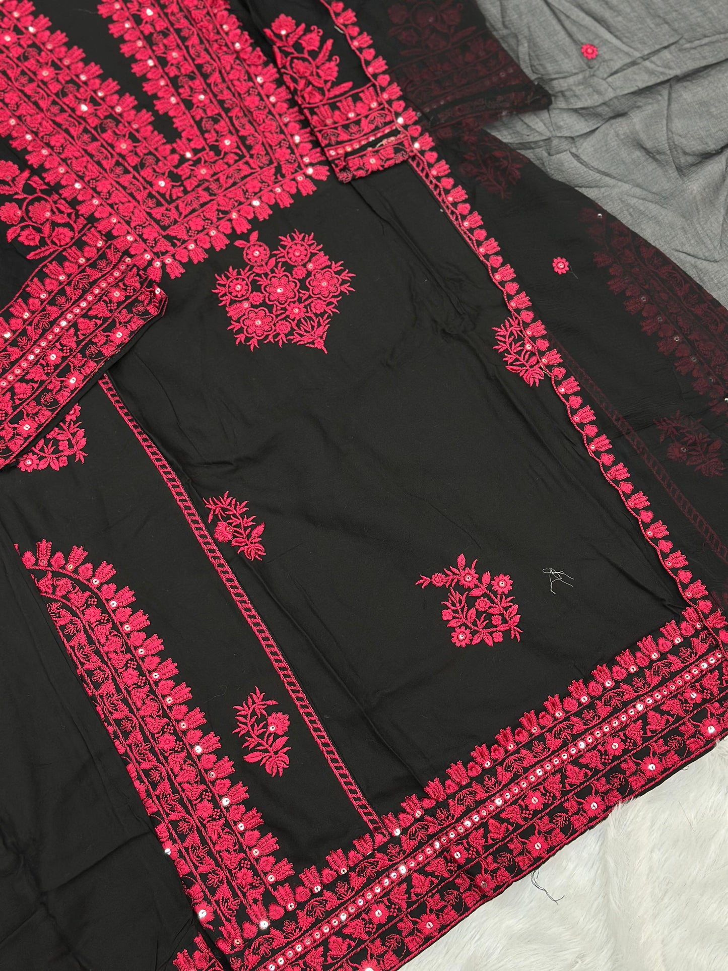 797 Readymade Pakistani Palazzo Coord-Set