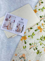 887 Unstitched OG Areeba by Tawakkal Fabrics Embroidered Lawn Suit