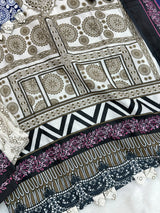 1450 Pakistani Embroidered Suit - Cream
