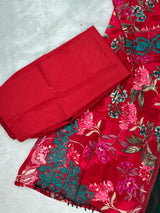 818 Readymade Pakistani Printed Coord-Set