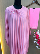 1132 The Premium Abaya - Pink
