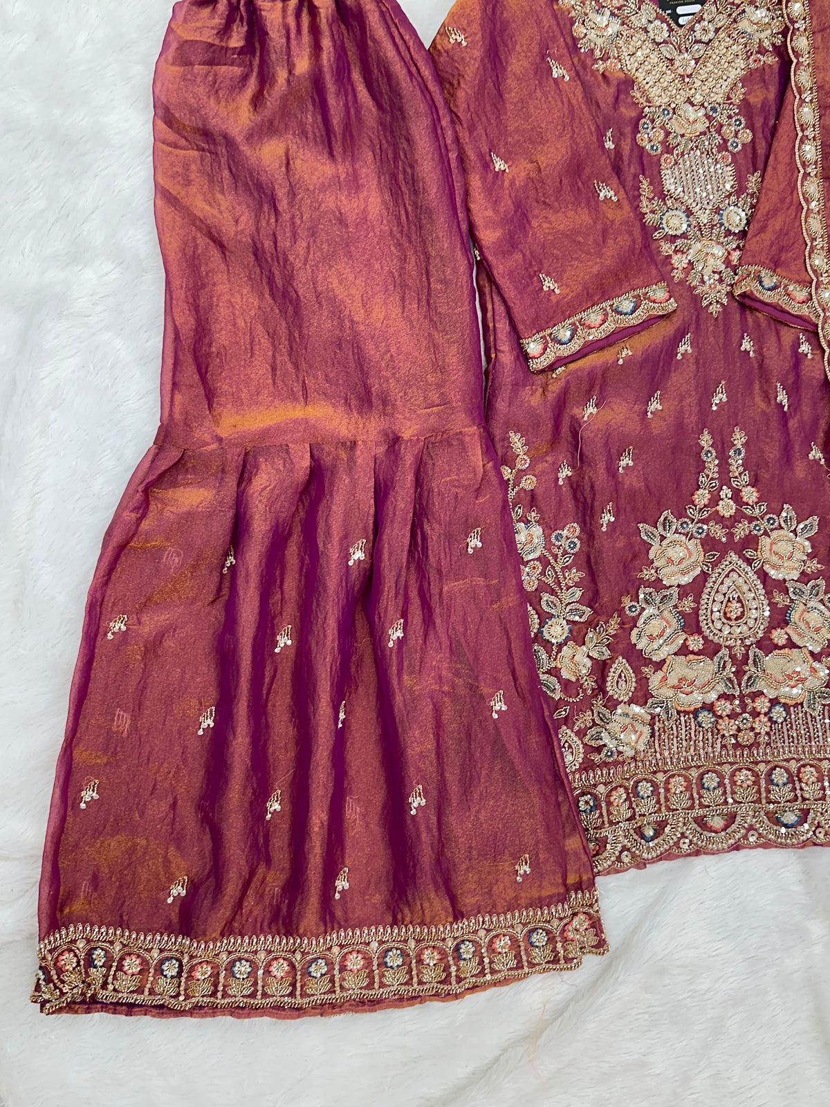 1426 Heavy Pakistani Partywear - Pink