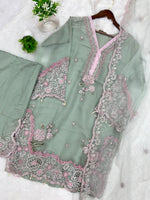 1144 Premium Pakistani Partywear - Sea Green