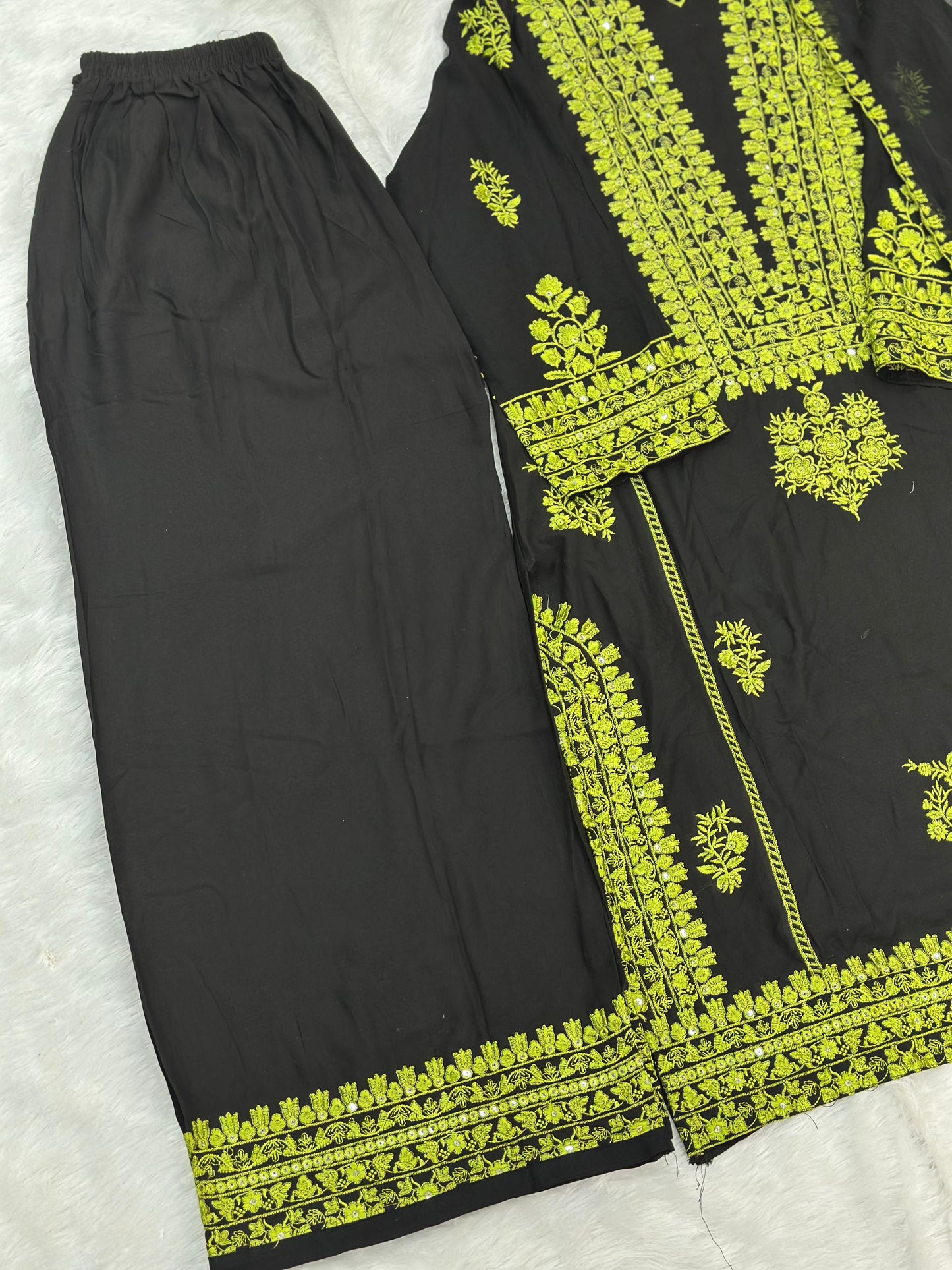 794 Readymade Pakistani Palazzo Coord-Set