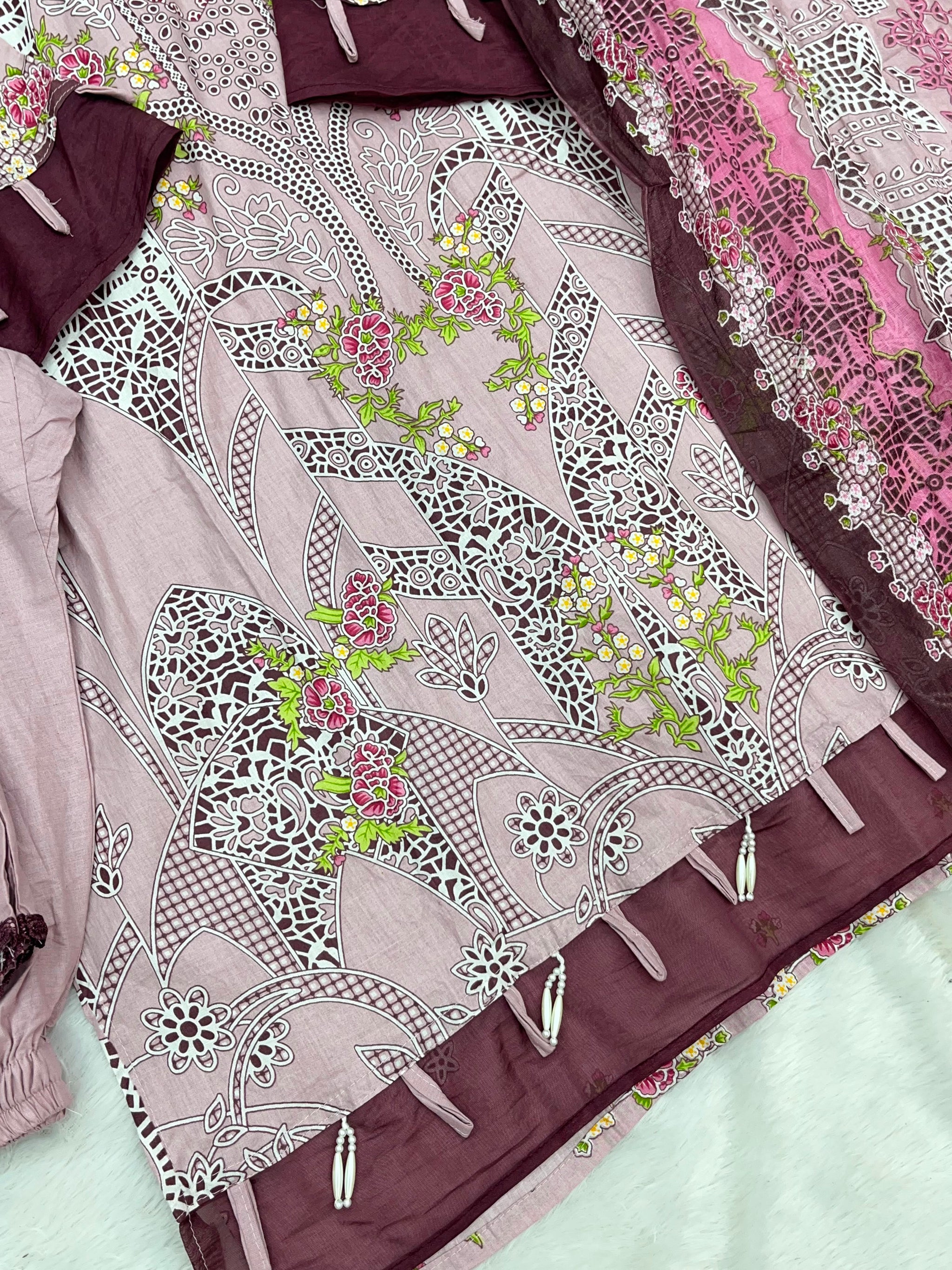 1297 Pakistani Customized Printed Suit