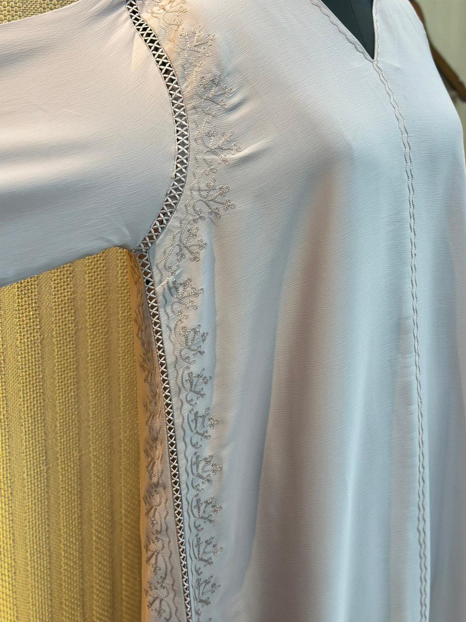 649 The Premium Abaya - Stone Green