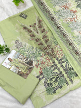 1001 Unstitched Casual Lawn Suit