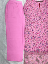 682 Pakistani Lawn Suit - Pink