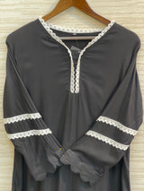 507 Black - Lace Trimmed Cordset