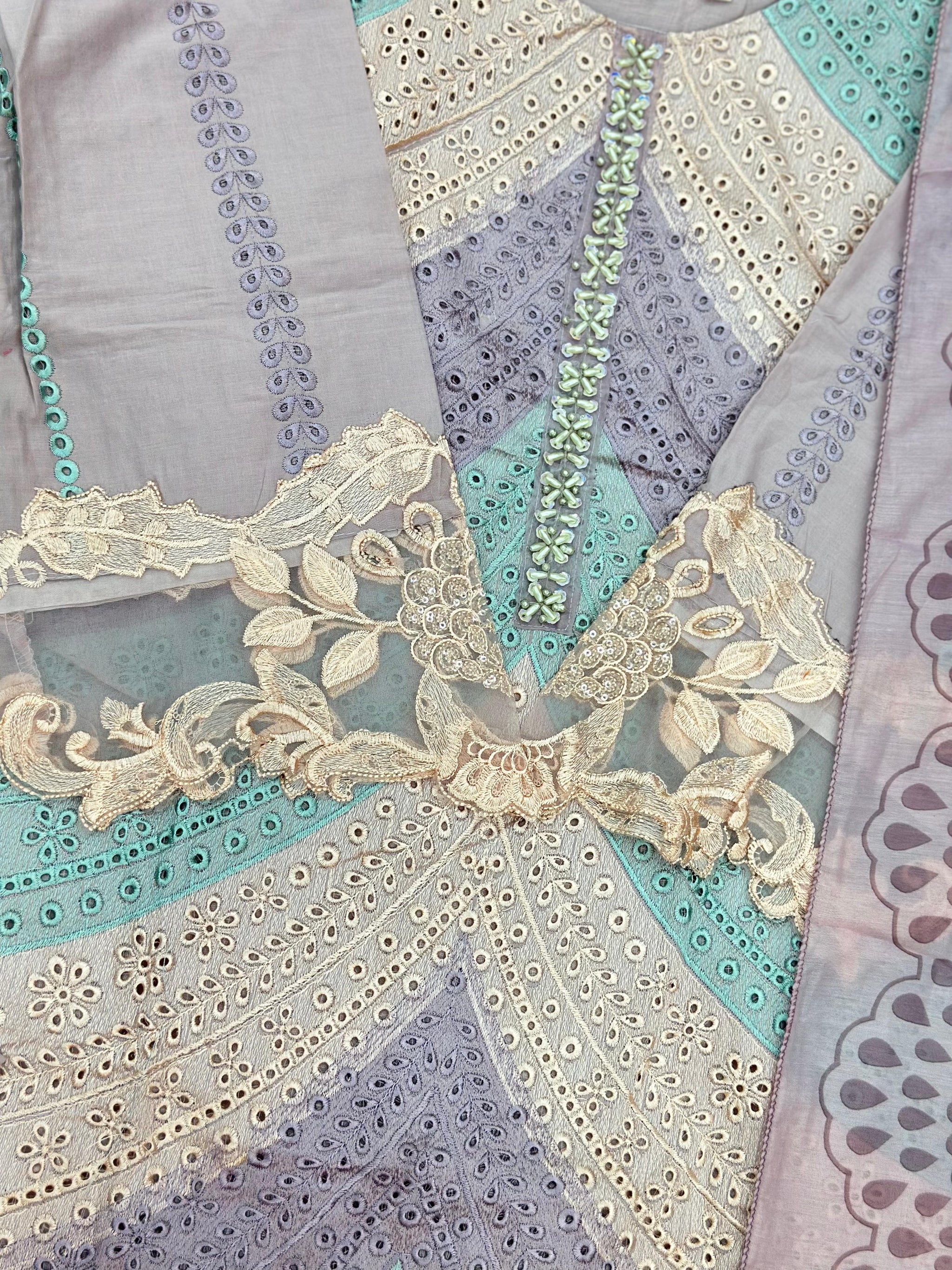 751 Readymade Pakistani Heavy Chikankari Suit