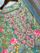 1052 Pakistani Embroidered Suit