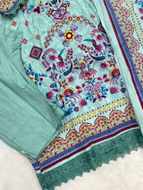1216 Pakistani Embroidered Suit