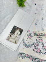 867 Elaf Pakistani Unstitched chikan Lawn Suit