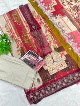 980 Unstitched Jihan Needle Wonder Lawn Suit