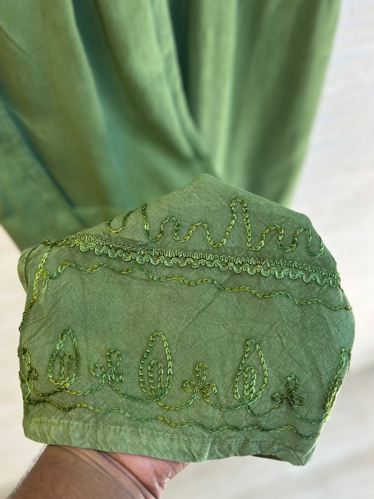 1399 Kashmiri Embroidered CoordSet - Green